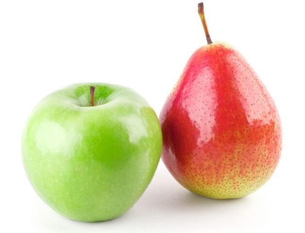 jabłko i gruszka na dietę dukana
