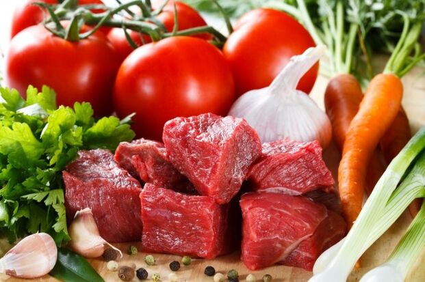 mięso i warzywa na dietę Dukana