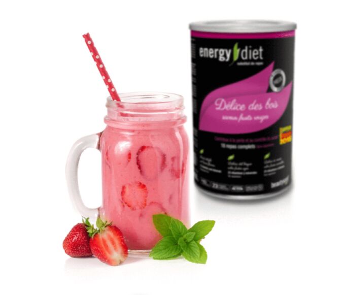 Dieta energetyczna koktajlowa truskawek